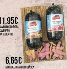 Claudio Mortadela campofrío clásica o clásica con aceitunas oferta