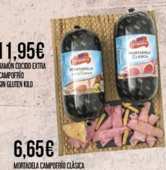 Claudio Mortadela campofrío clásica o clásica con aceitunas oferta