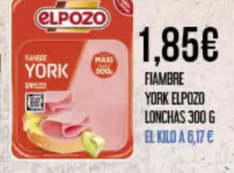 Claudio Fiambre york elpozo lonchas oferta