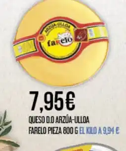 Claudio Queso d.o arzúa-ulloa farelo pieza oferta