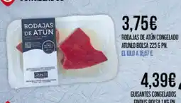 Claudio Rodajas de atún congelado atunlo bolsa oferta