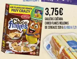 Claudio Galletas cuétara choco flakes rellenas de cereales oferta