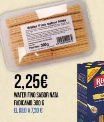 Claudio Wafer fino sabor nata oferta