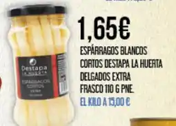 Claudio Espárragos blancos cortos destapa la huerta delgados extra oferta