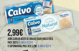 Claudio Atún claro en aceite de girasol calvo vuelca fácil oferta