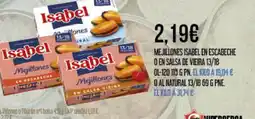 Claudio Mejillones isabel en escabeche o en salsa de vieira oferta
