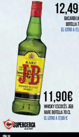 Claudio Whisky escocés jgb rare botella oferta