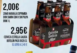 Claudio ESTRELLA GALICIA Cerveza oferta
