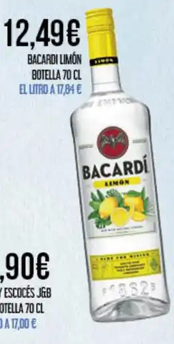Claudio BACARDI Limón botella oferta