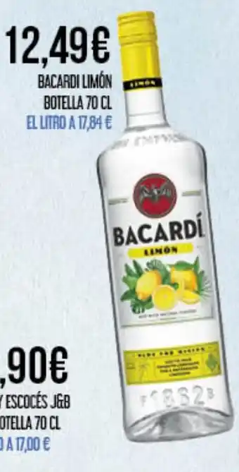 Claudio BACARDI Limón botella oferta
