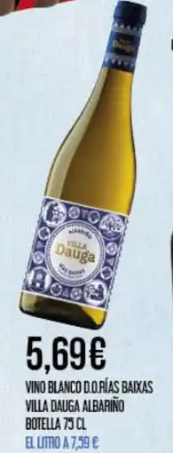 Claudio Vino blanco d.o.rías baixas villa dauga albariño oferta