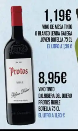 Claudio PROTOS ROBLE Vino tinto d.o.ribera del duero oferta