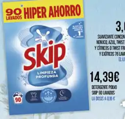 Claudio SKIP Detergente polvo oferta