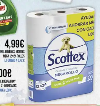 Claudio SCOTTEX MEGA Papel higiénico oferta