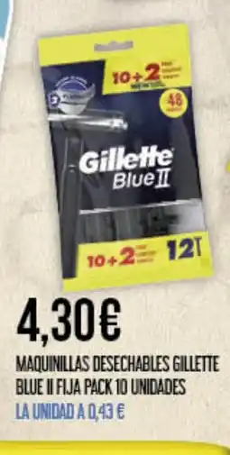 Claudio Maquinillas desechables gillette blue ii fija oferta