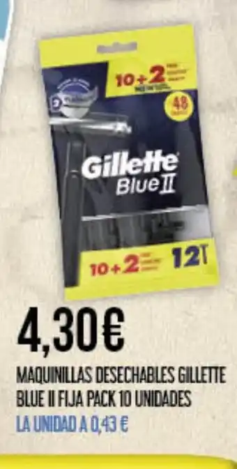 Claudio Maquinillas desechables gillette blue ii fija oferta