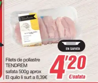 SPAR Fragadis TENDREM Filets de pollastre oferta