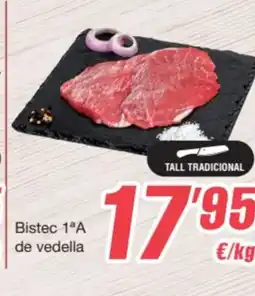 SPAR Fragadis Bistec 1ªA de vedella oferta