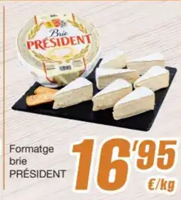 SPAR Fragadis PRÉSIDENT Formatge brie oferta