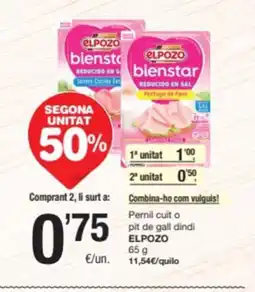 SPAR Fragadis ELPOZO Pernil cuit o pit de gall dindi oferta