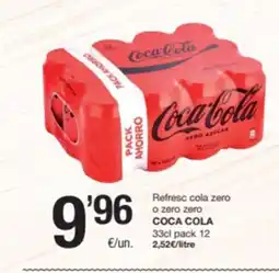 SPAR Fragadis COCA COLA Refresc cola zero o zero zero oferta