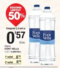 SPAR Fragadis FONT VELLA Aigua oferta