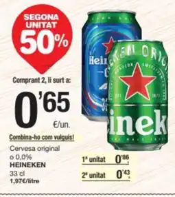 SPAR Fragadis HEINEKEN Cervesa original oferta
