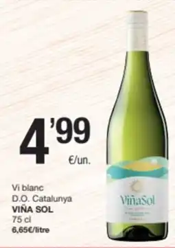 SPAR Fragadis VIÑA SOL Vi blanc D.O. Catalunya oferta