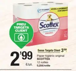 SPAR Fragadis SCOTTEX Paper higienic original oferta