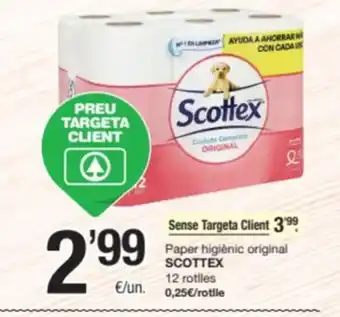 SPAR Fragadis SCOTTEX Paper higienic original oferta