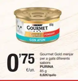 SPAR Fragadis PURINA Gourmet Gold menjar per a gats diferents sabors oferta
