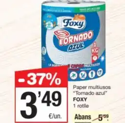 SPAR Fragadis FOXY Paper multiusos Tornado azul oferta