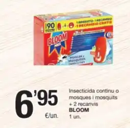 SPAR Fragadis BLOOM Insecticida continu o mosques i mosquits +2 recanvis oferta