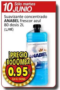 SPAR ANABEL Suavizante concentrado frescor azul oferta