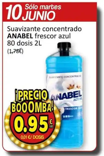 SPAR ANABEL Suavizante concentrado frescor azul oferta