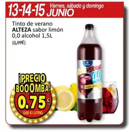 SPAR ALTEZA Tinto de verano sabor limon oferta
