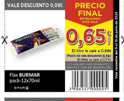 SPAR BURMAR Flax oferta