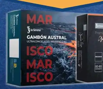 La Sirena Gambón Austral crudo mediano oferta
