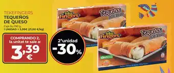 La Sirena TEKEFINGERS Tequeños de queso oferta