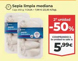 La Sirena Sepia limpia mediana oferta