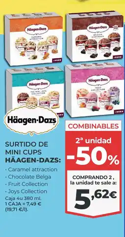 La Sirena HÄAGEN-DAZS Surtido de mini cups oferta