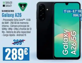 Beep SAMSUNG Galaxy A26 oferta