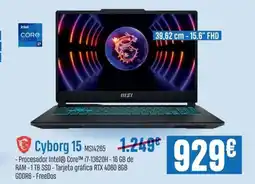 Beep Cyborg 15 MS14265 oferta