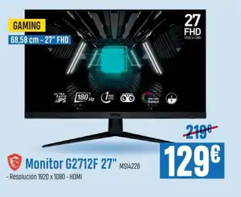 Beep Monitor G2712F 27" MS14226 oferta