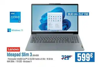 Beep LENOVO Ideapad Slim 3 LNV4959 oferta