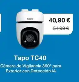 Beep Tapo TC40 Cámara de Vigilancia 360° para Exterior con Detección IA oferta