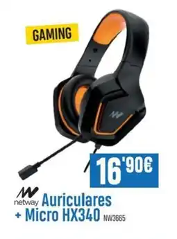 Beep NETWAY Auriculares +Micro HX340 NW3665 oferta
