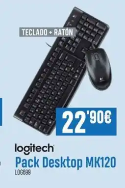 Beep LOGITECH Pack Desktop MK120 oferta