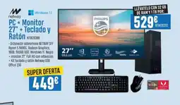 Beep NETWAY PC + Monitor 27"+Teclado y Ratón oferta