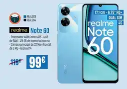 Beep REALME Note 60 oferta
